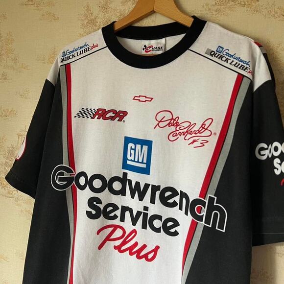 Vintage Dale Earnhardt Goodwrench AOP T-Shirt Size L - Picture 1 of 8